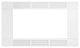 Frigidaire FFMOTK27L 27" Trim Kit for the FFMO1611L Built-In - White