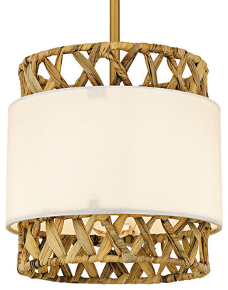 Quoizel KAT1510 Kate 10"W Mini Pendant - Brushed Gold