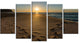 "Sydney Seashore at Sunrise" Canvas Print, 5 Panels