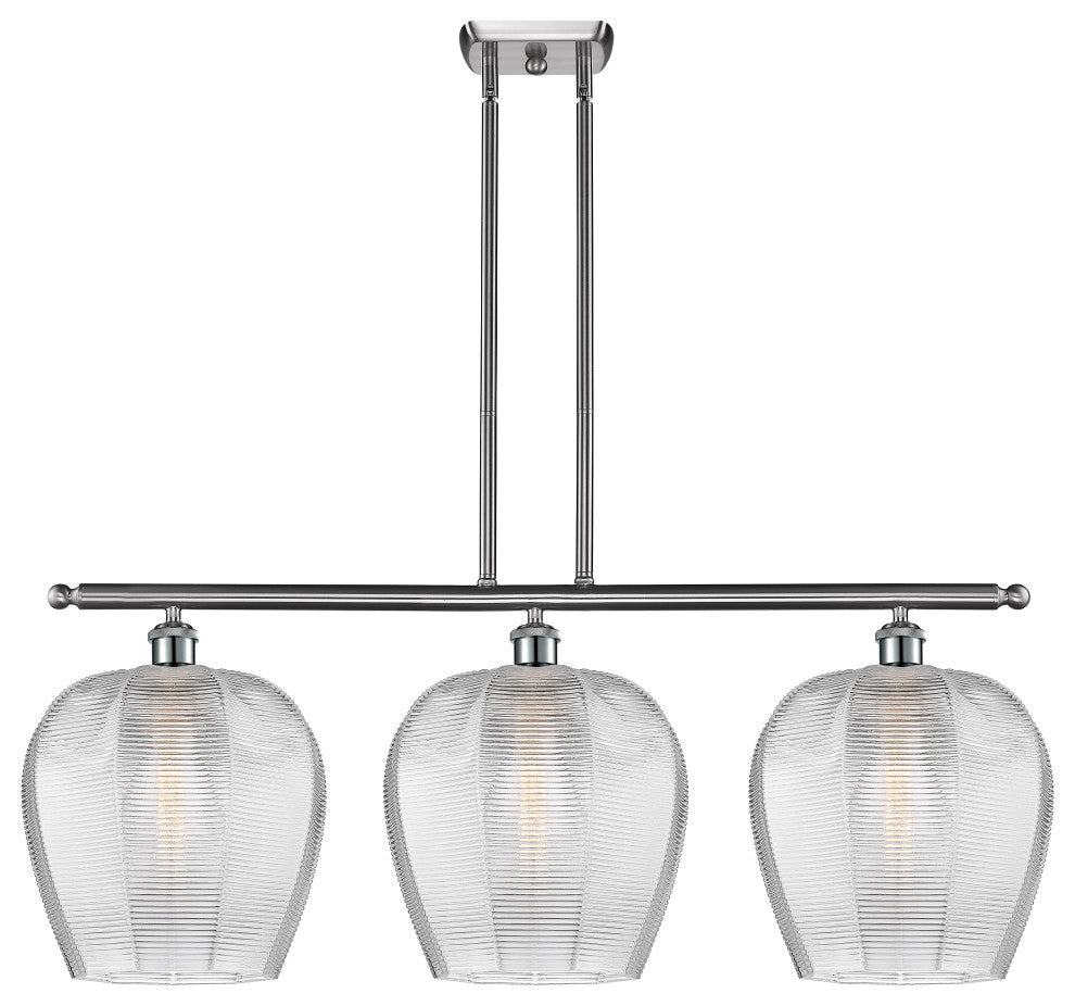 Innovations 516-3I-SN-G462-12-LED 3 Light Island Light, Brushed Satin Nickel