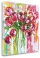 "Razzle Dazzle Tulips" By Amanda J. Brooks, Giclee Print on Gallery Wrap Canvas