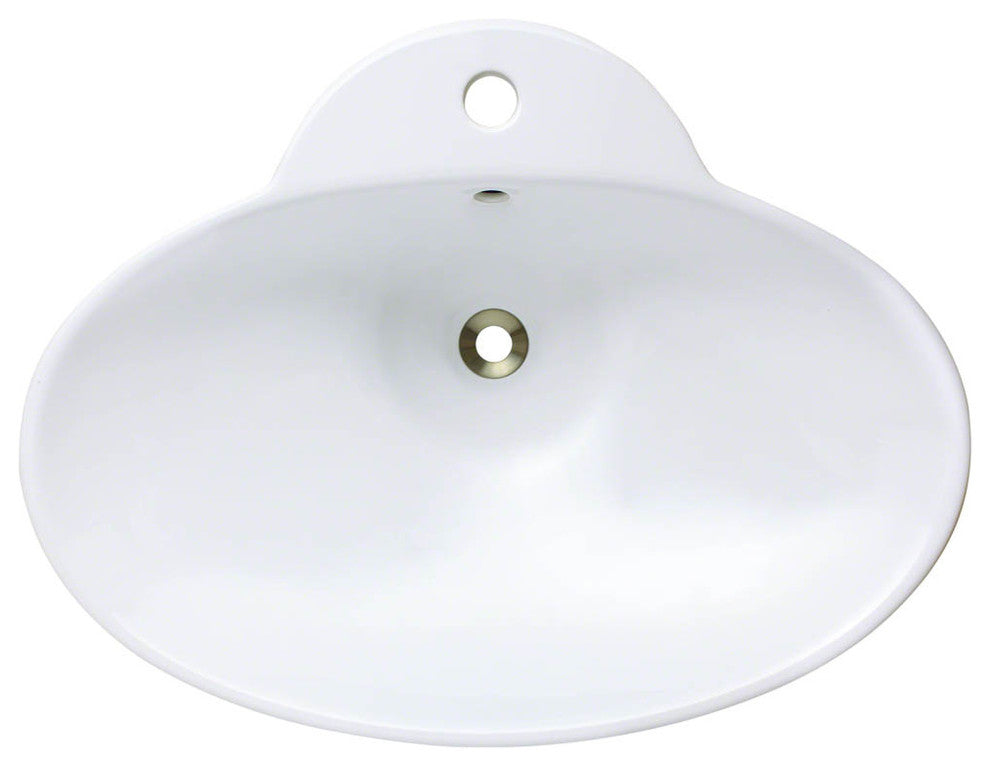Porcelain Vessel Sink, White
