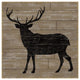 "Lake Lodge II Brown no Words" Digital Paper Print by Sue Schlabach, 20"x20"