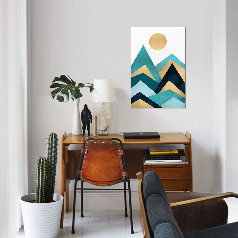 "Waves" by Elisabeth Fredriksson, Canvas Print, 40"x26"