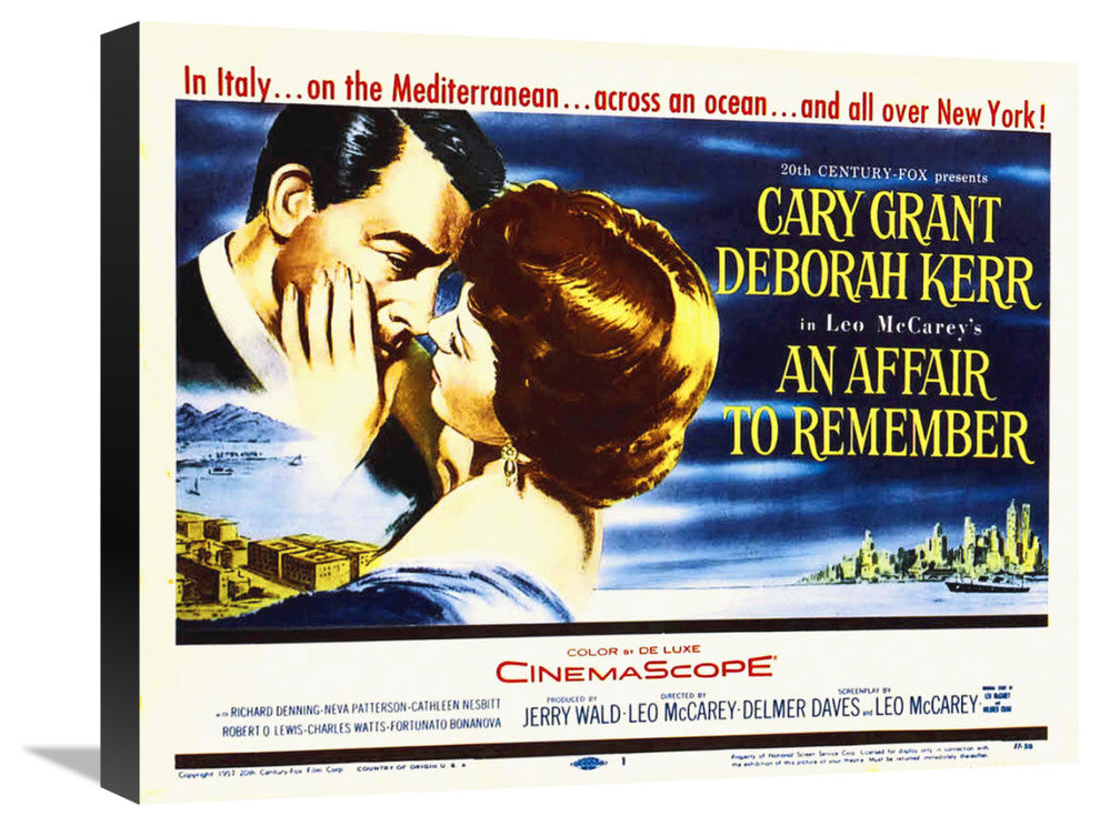 "An Affair to Remember" Canvas Giclee by Hollywood Photo Archive, 22"x18"