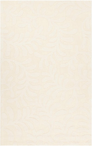 Mystica Contemporary Area Rug, White, 8'x11' Rectangle