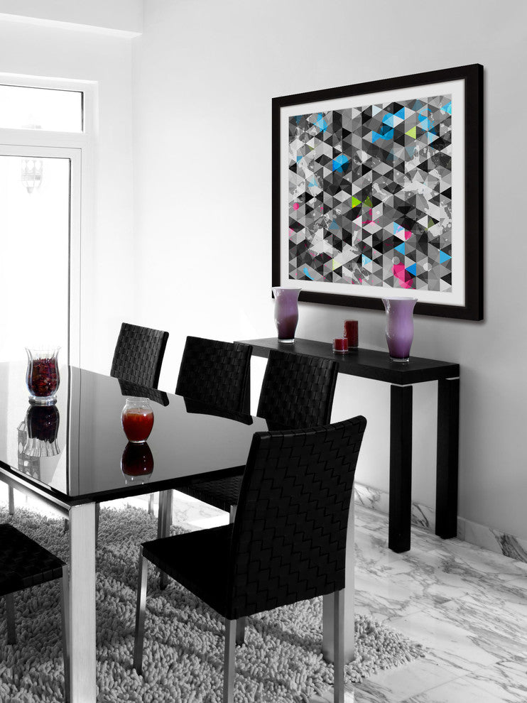 "In the Background" Framed Art Print