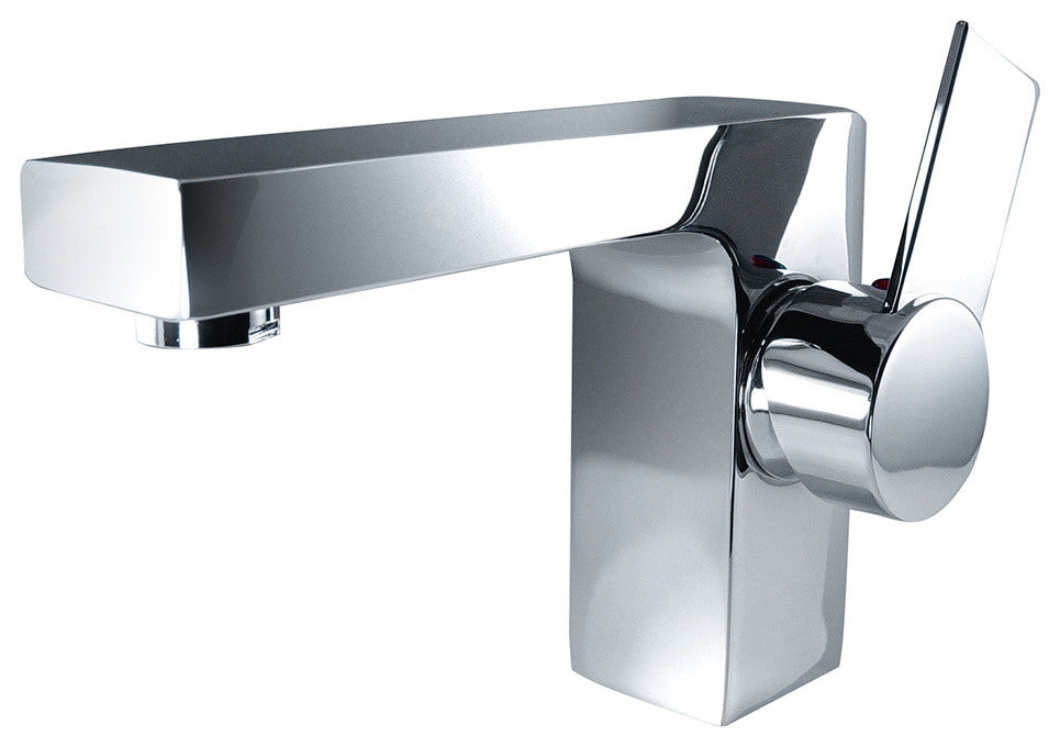 Fresca Isarus Single Hole Mount Bathroom Vanity Faucet-Chrome