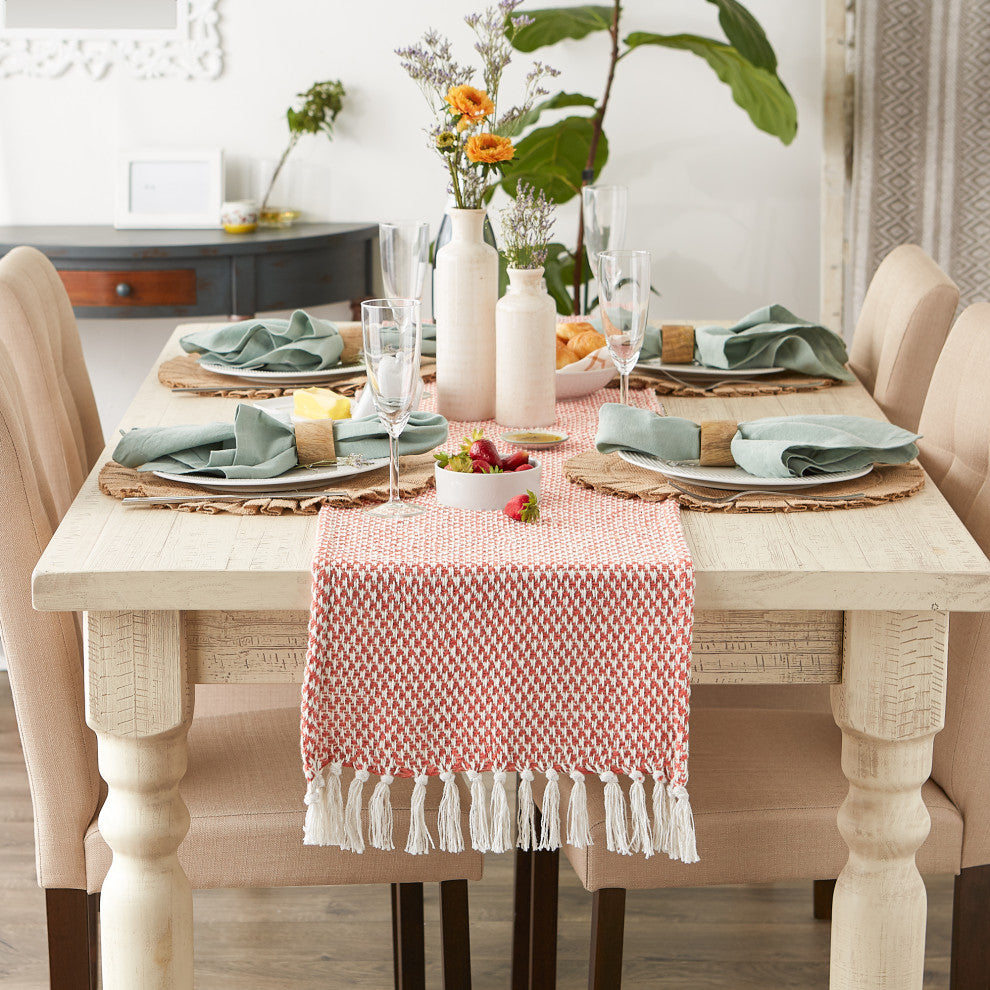 Spice Woven Table Runner 15x108