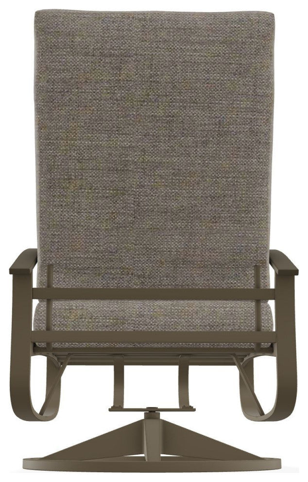 Belle Isle Cushion Deep Seat Outdoor Swivel Rocker, Cast/Beachwood