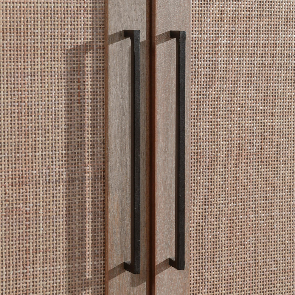 Jensen Mango 72" Wood and Cane Weave Buffet