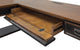Hartford Wood Open L-Desk and Return