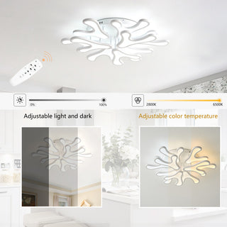 Creative Multi Branch Shape LED Semi Flush Mount Close to Ceiling Light