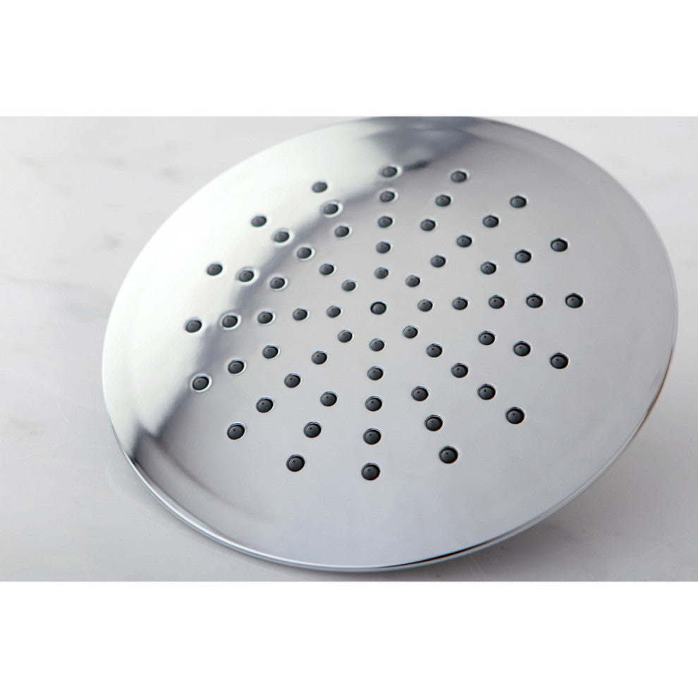 Showerscape Single Setting 7" ABS Rain Shower Head, Polished Chrome