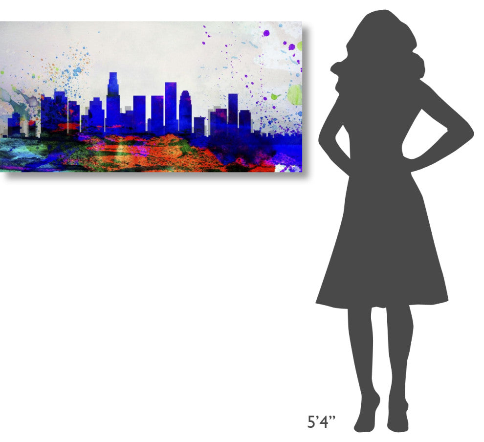 "Los Angeles City Skyline" Fine Art Print