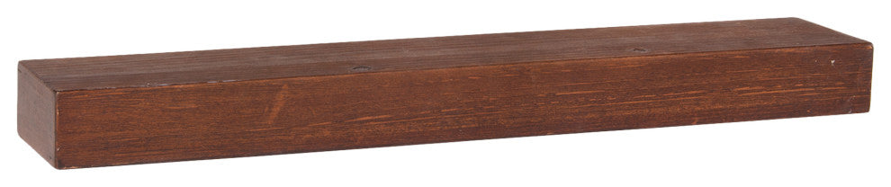 American Art Decor Wooden Wall-Mounted Floating Wine Glass Shelf