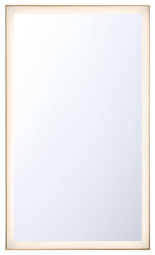 Lenora 54" Rectangular Mirror, Gold