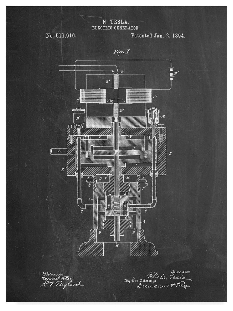 "Mechanics 30" by Cole Borders, Canvas Art, 19"x14"