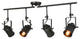 LNC Black Split Rail 4 Spotlight Track Lighting