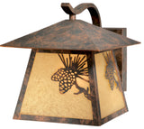 Whitebark 9.25" Outdoor Wall Light Olde World Patina