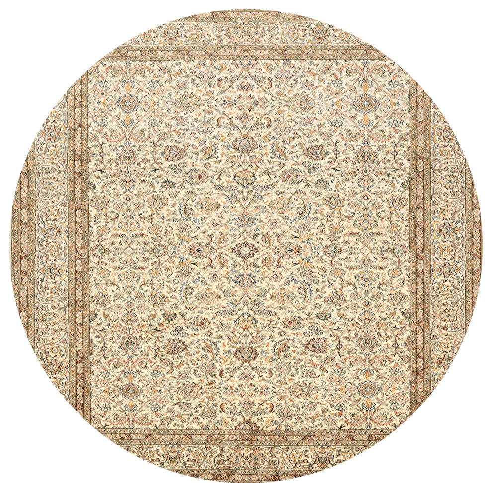 Ahgly Company Indoor Round Traditional Area Rugs, 3' Round