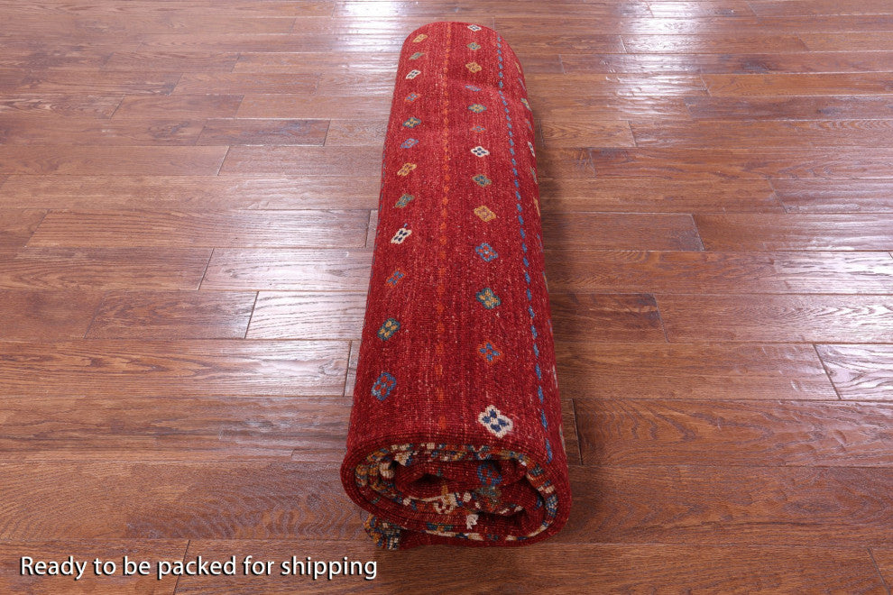 8' 3" X 11' 4" Khorjin Super Kazak Handmade Rug Q10747
