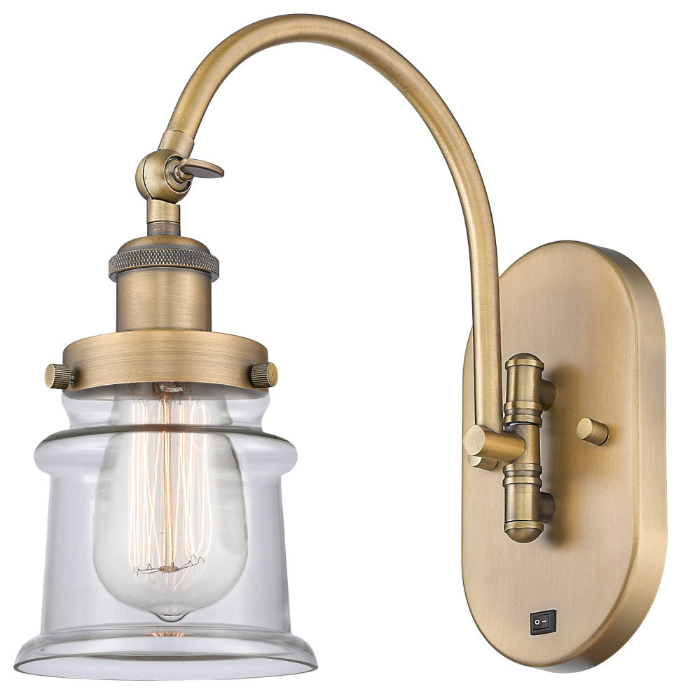 Innovations 918-1W-BB-G182S-LED 1-Light Sconce, Brushed Brass