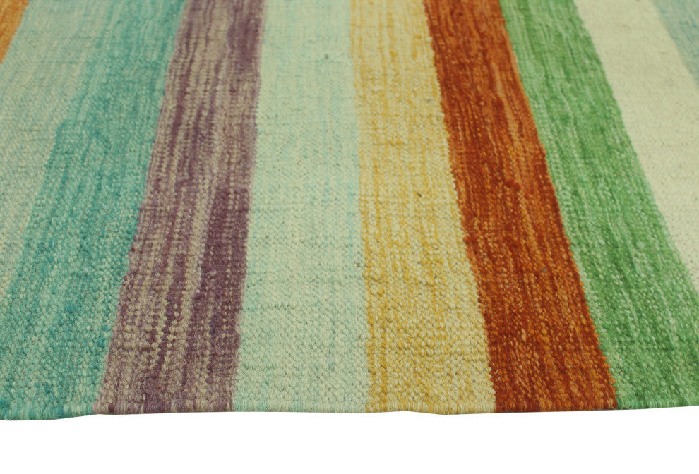 Winchester Kilim Chauncel Rust/Green Rug, 5'0x6'4