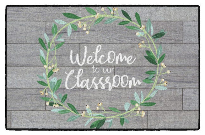 Flagship Carpets CW1812-4x6FS Welcome To Our Classroom Rug