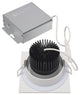 12 Watt LED Downlight - 3.5 in. - 120 Volt - Square - Remote Driver - White