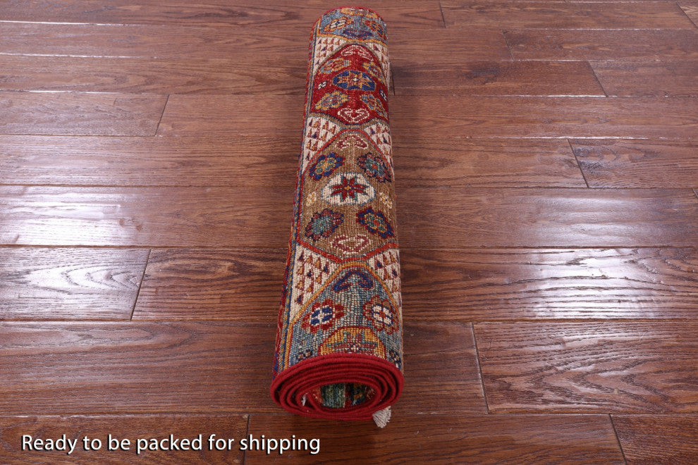Tribal Persian Gabbeh Handmade Wool Rug 2' 6" X 4' 4" Q11042