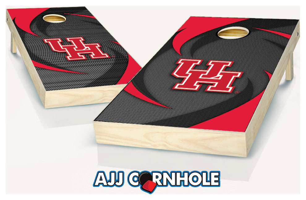 University of Houston Swoosh Cornhole Set