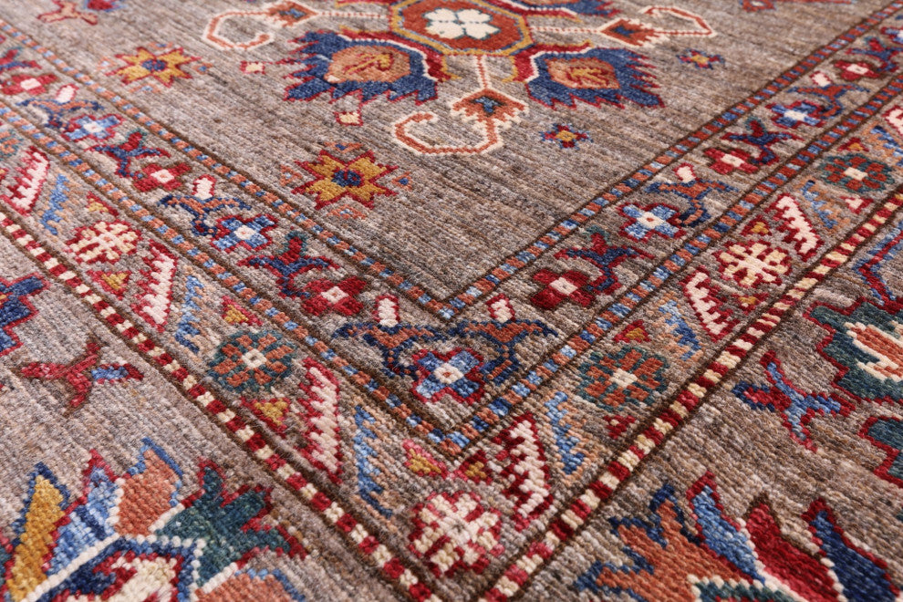 Super Kazak Hand Knotted Wool Rug 8' 2" X 10' 1" Q7693