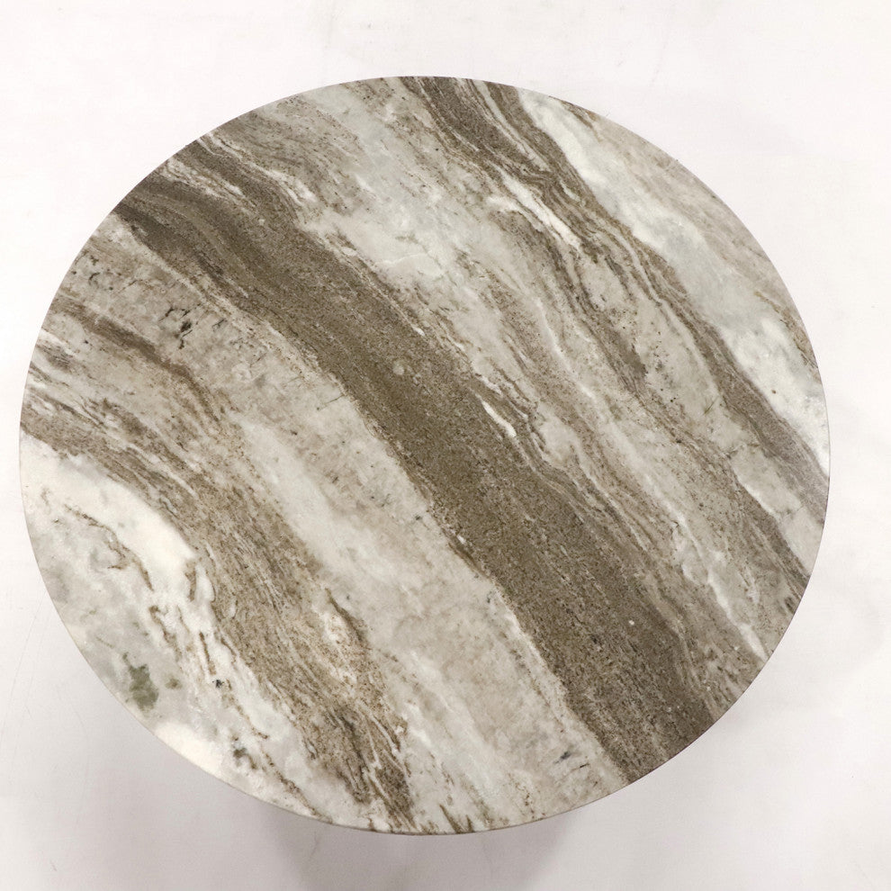 Marbelle Martie Coffee Table, Toronto Sand Marble Finish