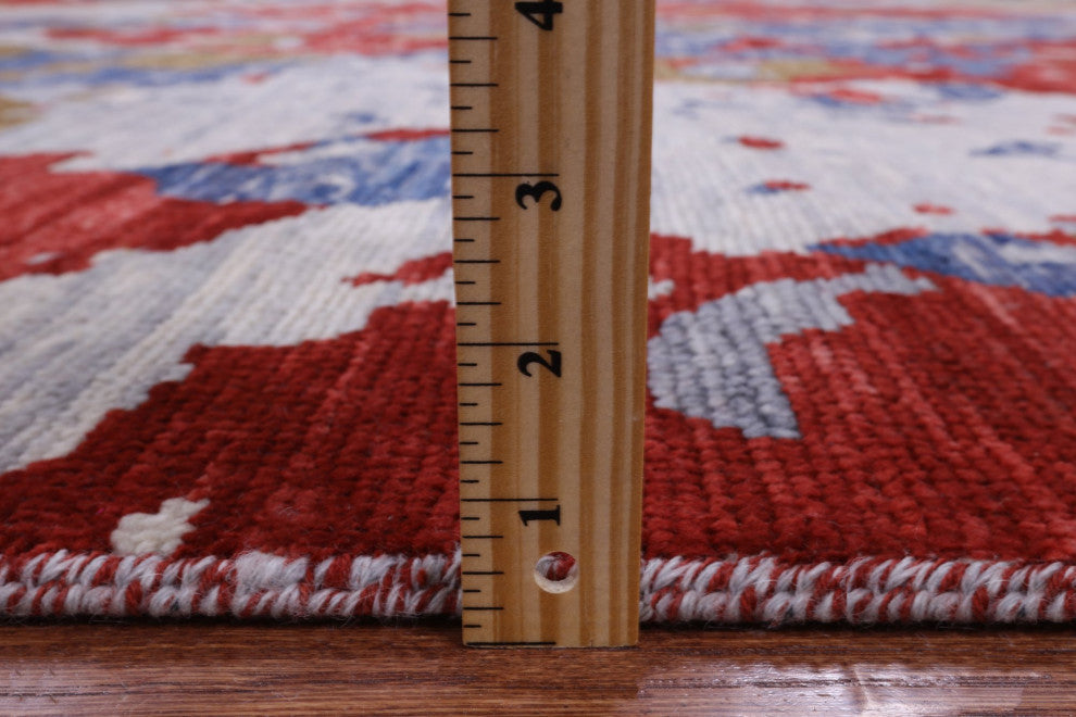 8' 11" X 11' 7" Modern Hand-Knotted Wool Rug Q8576