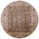 Ahgly Company Indoor Round Mid-Century Modern Area Rugs, 4' Round