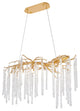 Bethel International CN11C36G 12 Light Chandelier, Gold