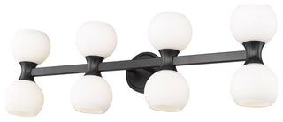Z-LITE 8-Light Vanity, Matte Black