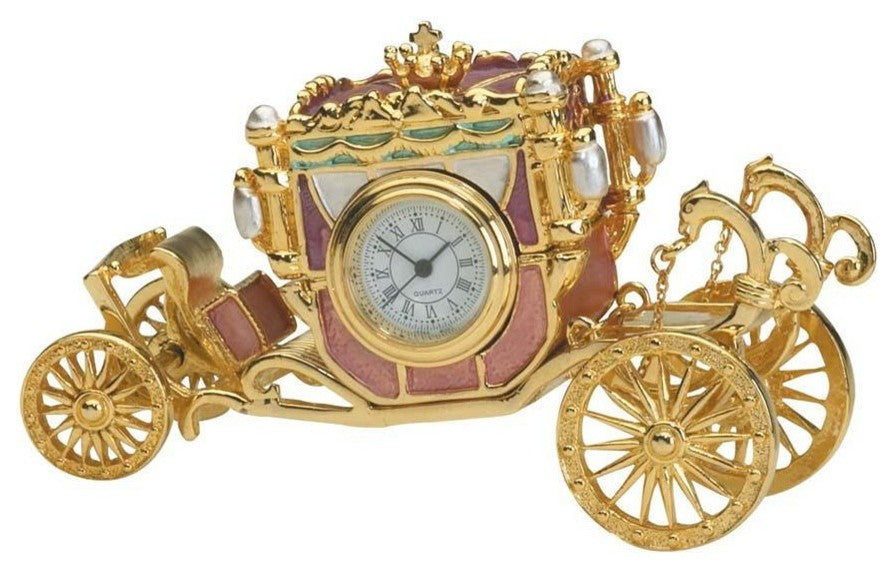 Russian Jeweled Collectible Table Desktop Clock