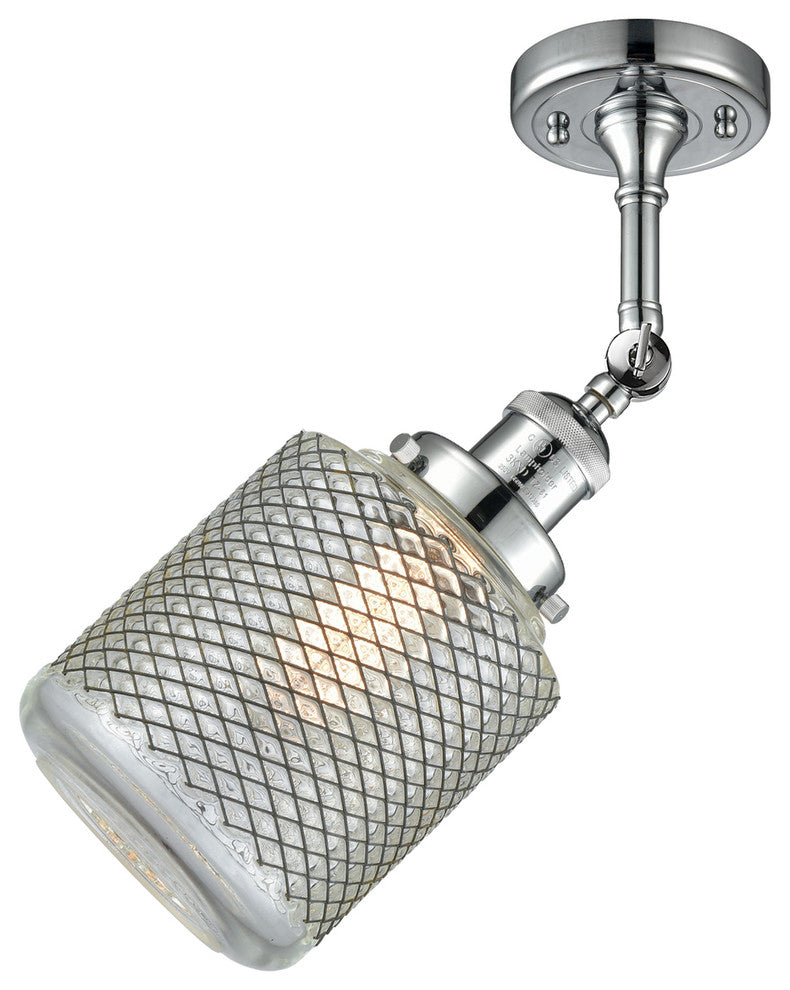 Innovations Lighting 201F-Pc-G262 1 Light 18 Inch Semi-Flush Mount