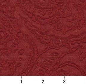 Red Traditional Paisley Woven Matelasse Upholstery Grade Fabric By The Yard