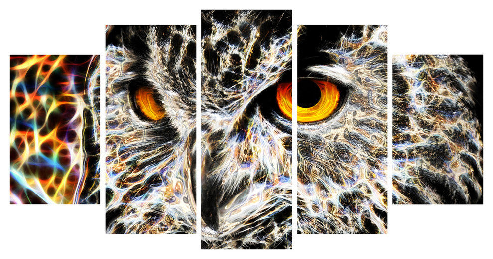 "A Real Hoot" Owl Canvas Painting
