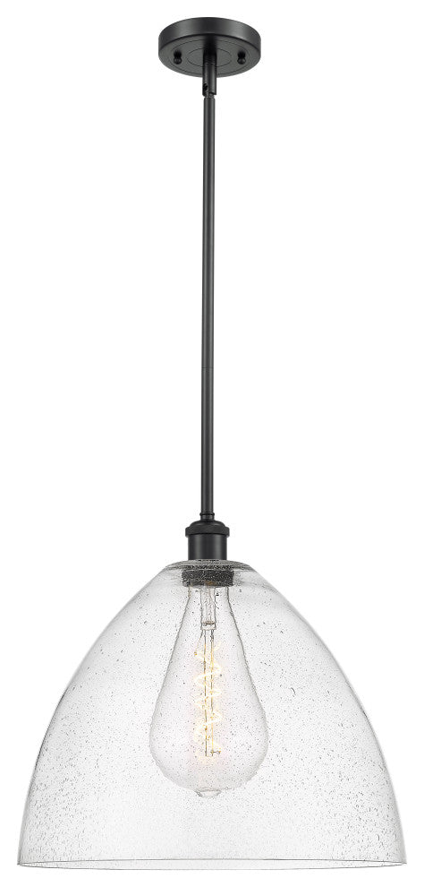 Innovations 516-1S-BK-GBD-164 1-Light Pendant, Matte Black