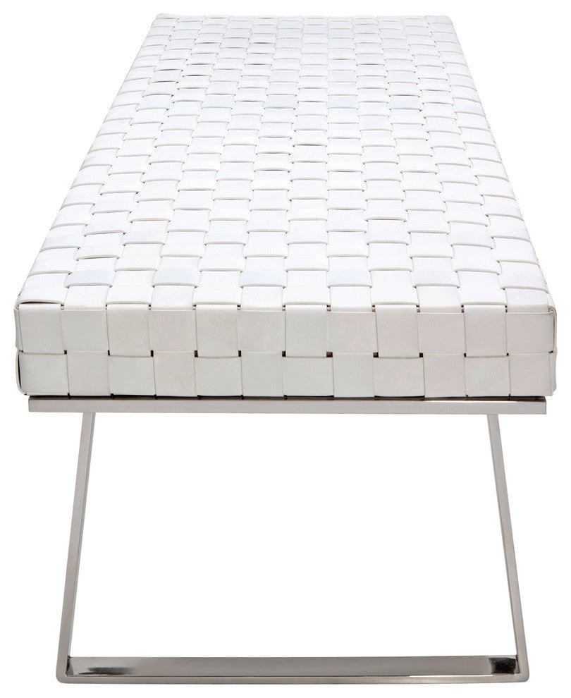 Karlee Occasional Bench, White