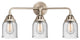 Small Bell Bath Vanity Light, Brushed Satin Nickel, Seedy, Seedy