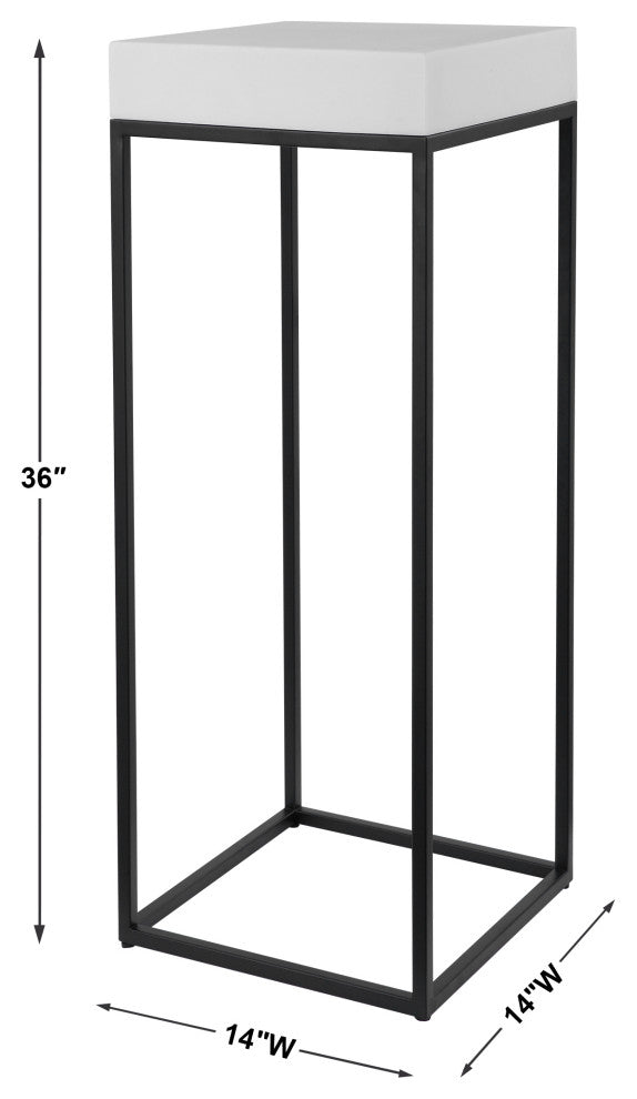 Uttermost Gambia Marble Plant Stand, 24935
