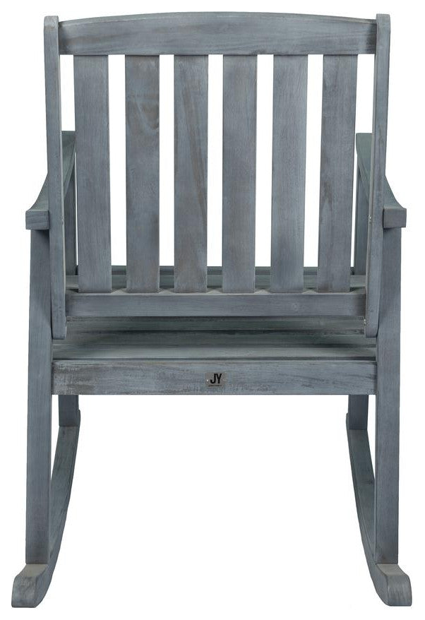 Penny Classic Slat Back Acacia Wood Patio Outdoor Rocking Chair