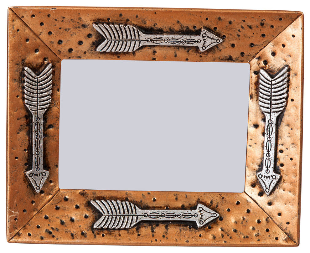 Gold Picture Frame With Arrows, 5"x7"