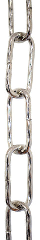 RCH Hardware Steel Standard Link Chandelier Chain, 98 Reel, Polished Nickel, U47