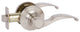 Callan Kendall Passage Lever Set, Satin Nickel